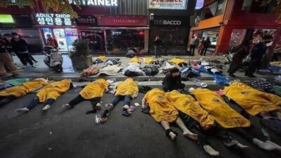 Ngeri! Pesta Halloween di Itaewon Tewaskan Ratusan Orang