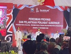 Pj Gubernur 3 DOB Papua Dilantik