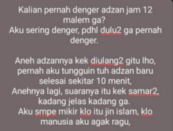 Pertanda Apa Suara Azan di Tengah Malam Sebelum Subuh?
