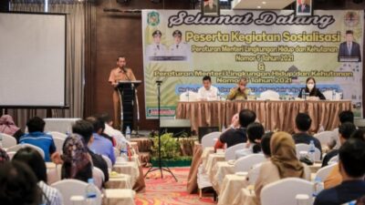 Pemko Medan Sosialisasikan Permen LHK ke Pelaku Usaha