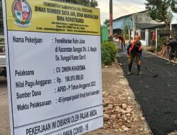 Kwalitas Proyek Pengaspalan di Deliserdang Diragukan