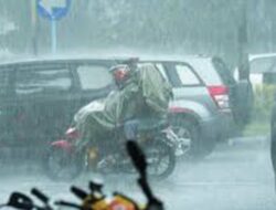 Hujan Lebat Guyur Kota Medan Sore Hari