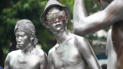 Fatwa MUI Sumut Sebut Profesi Manusia Silver Haram