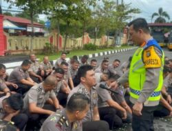 77 Personel Polres Deliserdang Naik Pangkat