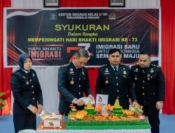 Hari Bhakti Imigrasi ke 73, Kakanim Wawan Anjaryono: Jadikan Kanim TBA Panutan untuk Indonesia