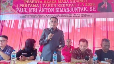 Paul MA Simanjuntak SH Serap Aspirasi Warga Butuh Perbaikan Infrastruktur