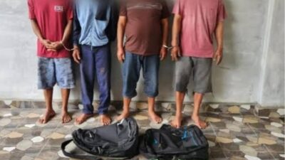 4 Orang dan 20 Kg Sabu Asal Malaysia Diamankan Polda Sumut dari Perairan Tanjung Balai