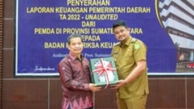 BPK Apresiasi Pemko Medan Serahkan LKPD Unaudited TA 2022 Tepat Waktu