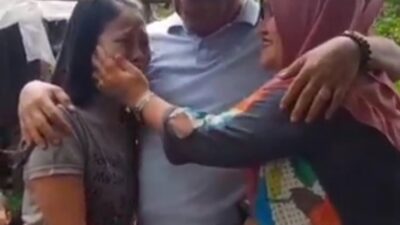 Legislator Binjai Joko Basuki dan Isteri Santuni Warga Tak Mampu