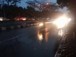 Hari Ini Selepas Maghrib Kota Medan Diguyur Hujan Sedang