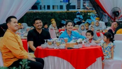 Walikota Bobby Afif Nasution dan Keluarga Berbagi Bersama Anak Yatim