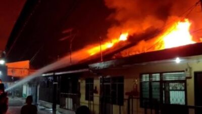 18 Rumah di Medan Ludes Dilalap Sijagomerah saat Malam Takbiran