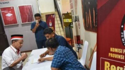 Hingga Hari ke 6 Pendaftaran Sudah 6 Bacalon DPD Mendaftar ke KPU Sumut