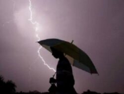 Waspadai Hujan Petir di Kota Medan Siang Hari Ini