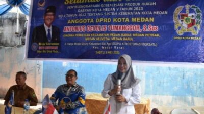 Saat Sosper, Antonius Tumanggor Beri Pemahaman Warga Soal Program UHC JKMB