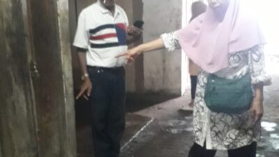 Pedagang Lantai Dasar Pasar Tavip Binjai Resah Akibat Resapan Air