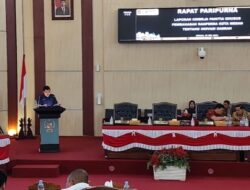 DPRD Medan Gelar Paripurna Penyampaian Hasil Kinerja Pansus Inovasi Daerah