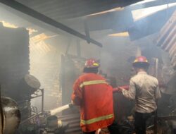 2 Unit Rumah Permanen di Binjai Barat Terbakar