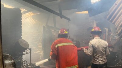 2 Unit Rumah Permanen di Binjai Barat Terbakar