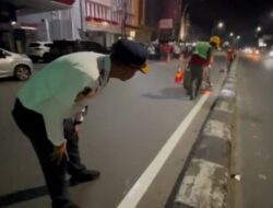 Dishub Medan Perbaiki Marka Jalan di Sejumlah Titik Kota Medan