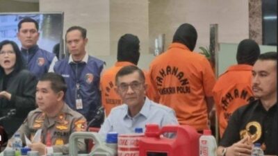 Ekspose kasus pemalsuan oli kendaraan