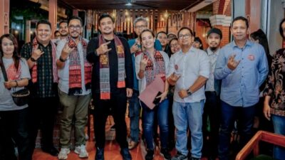 Walikota Bobby bersilaturahmi de gan PAPPRI di salah satu kafe