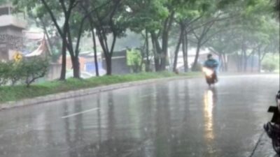 Lepas Maghrib Hari Ini Kota Medan Diguyur Hujan Ringan