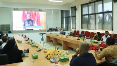 Bupati Labuhan Batu Ikuti Rapat BPKP Bersama Presiden Jokowi