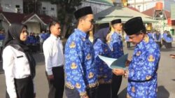 Walikota Binjai Drs H Amir Hamzah MAP saat penyerahan SK