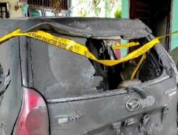 Mobil Warga Patumbak Deli Serdang Dibakar OTK