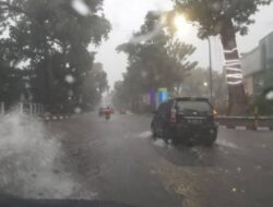 Hari ini Hujan Lebat Mengguyur Kota Medan Selepas Maghrib 