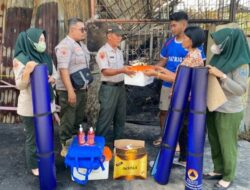 BPBD Binjai Beri Bantuan Keluarga Korban Kebakaran