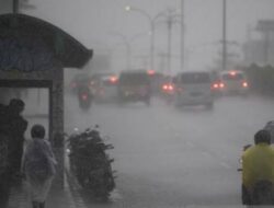 Sore dan Lepas Maghrib Kota Medan Diguyur Hujan