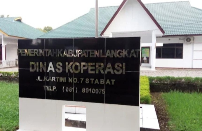 Kantor Dinas Koperasi Pemkab Langkat