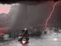 Waspadai Hujan Petir Guyur Kota Medan Selepas Maghrib Hari Ini