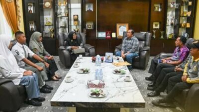 Walikota Padangsidimpuan Terima Audensi Anggota Paskibra Provinsi