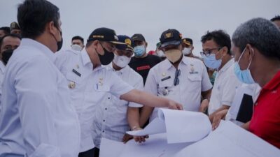 Pembangunan Kolam Lumpur Retensi Martubung Capai 22 Persen