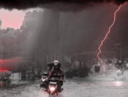 Awas! Hujan Petir Diprediksi Guyur Kota Medan Selepas Maghrib Hari Ini