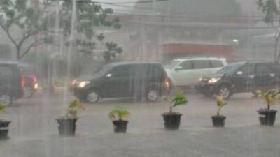 Prediksi BMKG Hujan Lebat Guyur Kota Medan Selepas Maghrib Hari Ini