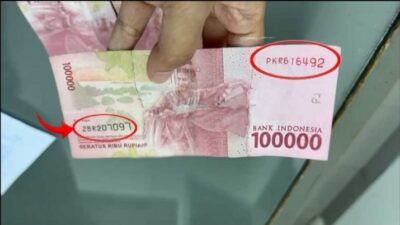 Awas! Waspadai Uang Mutilasi Rp100 Ribu yang Viral