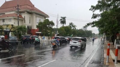 Sejak Pagi Hari Ini Kota Medan Diguyur Hujan