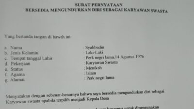 Lagi, Oknum Kepala Desa di Labuhanbatu Rangkap Jabatan
