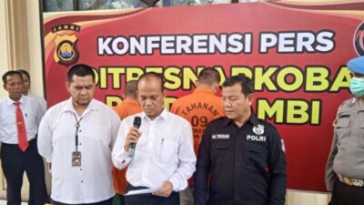 Pengiriman 7 Kg Sabu yang Dikendalikan Napi Lapas Medan Diamankan Polda Jambi