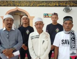 Jamaah Masjid Al Ikhlasiyah Rantauprapat Gelar Doa Bersama untuk Palestina