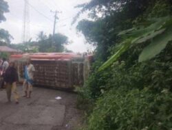 Bus Berpenumpang 45 Pelajar di Tapsel Terbalik Gegara Tak Kuat Nanjak