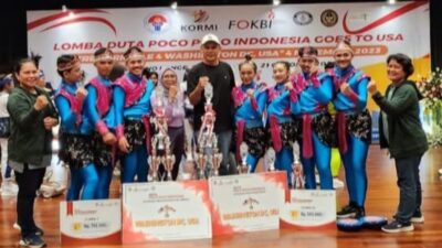 Tim Senam Poco-Poco Kota Medan Wakili Indonesia Tampil di Washington DC Amerika Serikat