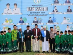Walikota Bobby Pembina Upacara Peringatan Hari Santri Nasional