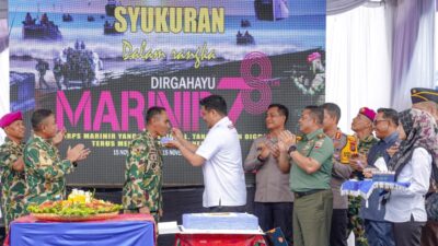 HUT ke-78 Korps Marinir TNI AL, Bobby: Terima Kasih Atas Dedikasi untuk Kota Medan