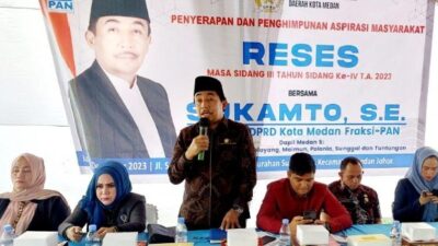 Politisi PAN Sukamto Serap Aspirasi Warga Medan Johor Terkait Kesehatan dan Infrastruktur