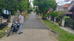 Jalan H Iwan Maksum yang diaspal (portalswara.com/dok)
